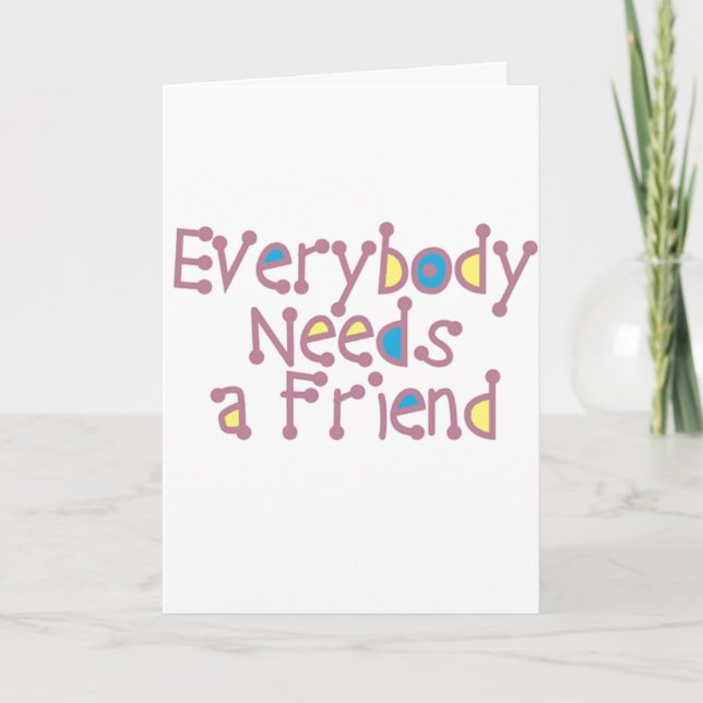 TARJETA **DÍA DE AMIGOS** TENGO EL *MEJOR AMIGO DE LA HIST (Anverso)