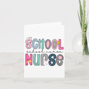 Tarjeta Día De Apreciación De Enfermeras Escolares Para La