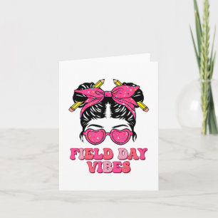 Tarjeta Día de Campo de los Niños Maestros Camisas Camisas