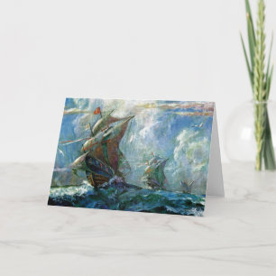 Tarjeta Día de Colón