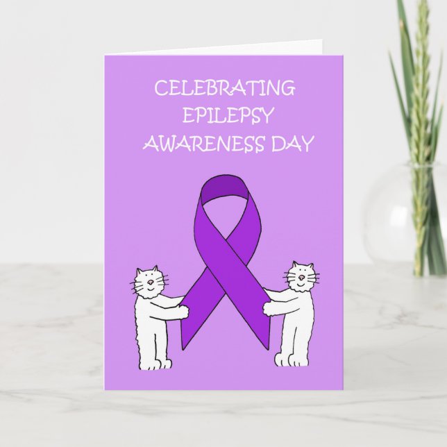 Tarjeta Día de Conciencia sobre la Epilepsia 26 de marzo (Anverso)