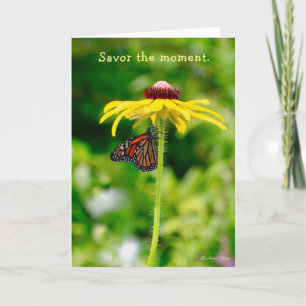 Tarjeta Día de continuación feliz: Savor el momento
