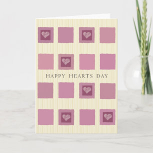 Tarjeta Día de Corazones Felices