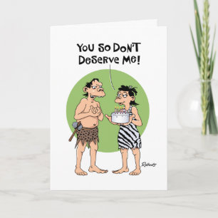 Tarjeta Día de cumpleaños masculino indigno de gracia