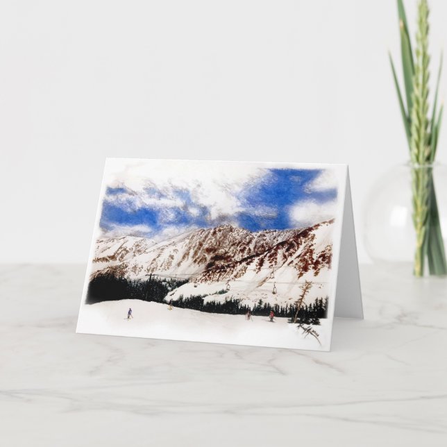 Tarjeta Día de Esquí de la Cuenca de Arapahoe (Anverso)