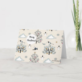 Tarjeta Día de fiesta de la urraca