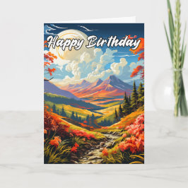 Tarjeta Día de Fin de Verano en el Valle