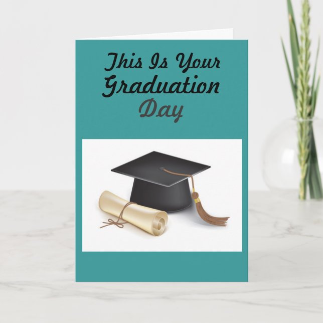 Tarjeta Día de graduación (Anverso)