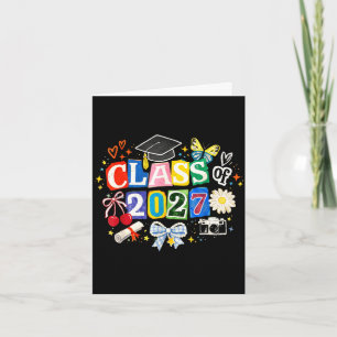 Tarjeta Día de graduación de senior 2027 finalmente hecho