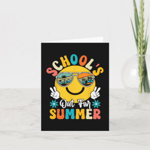 Tarjeta Día De Graduación Escolar Las Escuelas Groovy Sali