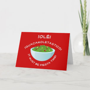Tarjeta Día de Guacamole