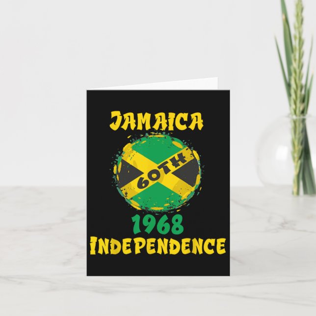 Tarjeta Día de Jamaica 2023 61º (Anverso)