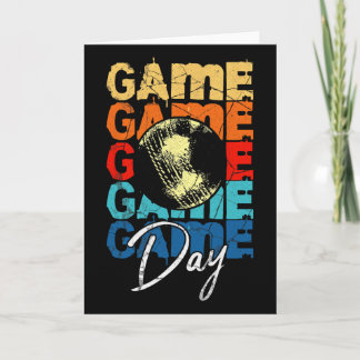 Tarjeta Día de juego de cricket Mamá Papá Hermana Chicos C