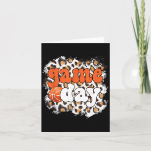 Tarjeta Día de Juego Leopardo Día de Juego de Béisbol