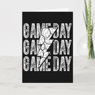 Tarjeta Día de Juego Volleyll Perno Relámpago Volleyll Mam