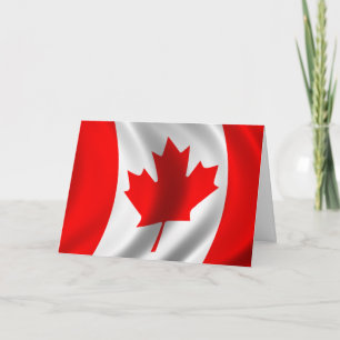 Tarjeta Día de la Bandera Nacional de Canadá