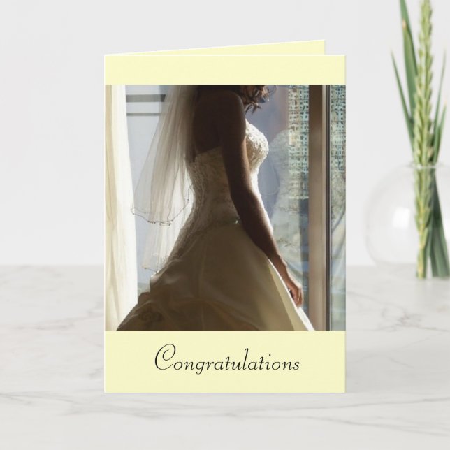 Tarjeta Día de la boda (Anverso)