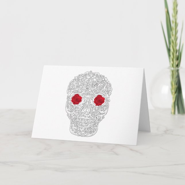 Tarjeta Día de la Calavera Muerta (Anverso)