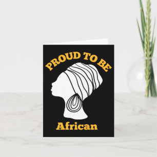 Tarjeta Día de la Celebración de Kwanzaa; Feliz Día de Kwa