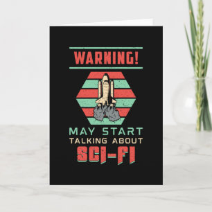 Tarjeta Día de la Ciencia Ficción Regalo para Frikis de la