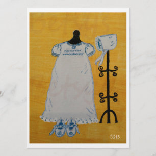 Tarjeta Día de la Cristiandad Pintura acrílica