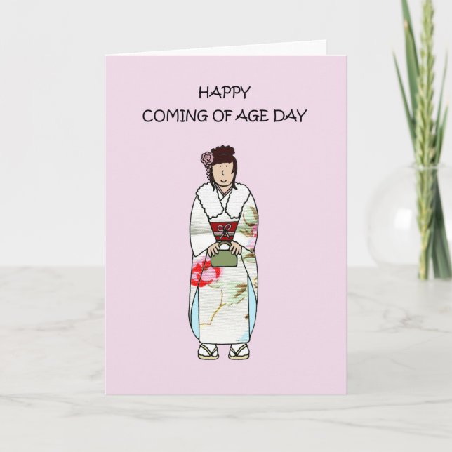 Tarjeta Día de la Edad en Japón (Anverso)