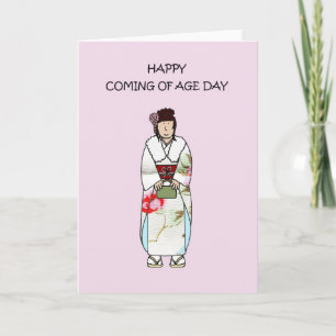 Tarjeta Día de la Edad en Japón