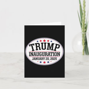 Tarjeta Día de la inauguración de Donald Trump 2025 1