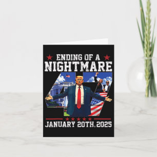 Tarjeta Día de la Inauguración del Presidente Donald Trump