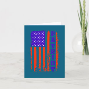 Tarjeta Día de la independencia 4 de julio patriotismo de