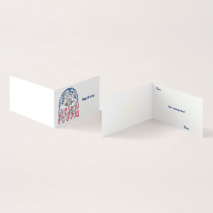 Tarjeta Día de la Independencia Águila Americana