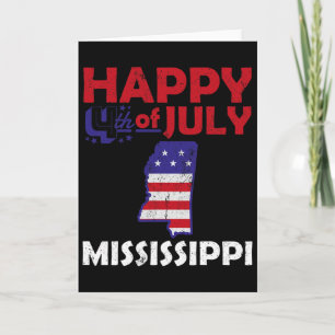 Tarjeta Día de la Independencia Americana 4 de julio Veter
