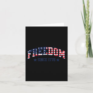 Tarjeta Día de la Independencia de la Libertad 4 de Julio 