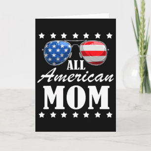 Tarjeta Día de la Independencia de la Madre Americana 4 de