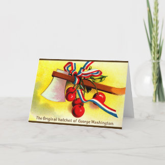 Tarjeta Día de la Independencia de la Vintage