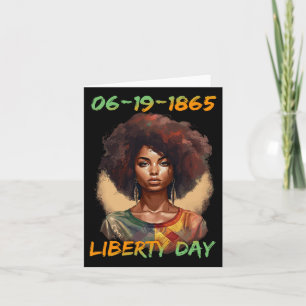 Tarjeta - Día de la Independencia de las Mujeres Afroameri