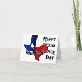 Tarjeta Día de la Independencia de Texas
