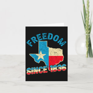Tarjeta Día de la Independencia de Texas 1836