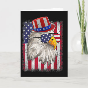 Tarjeta Día de la Independencia Feliz 4 de Julio Diseño Vi