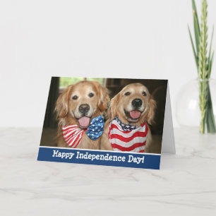 Tarjeta Día de la Independencia Patriótico de la Recuperac