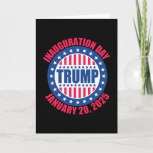 Tarjeta Día de la investidura de Trump 2025 Estados Unidos