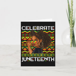 Tarjeta Día de la Libertad de las Mujeres Afroamericanas d