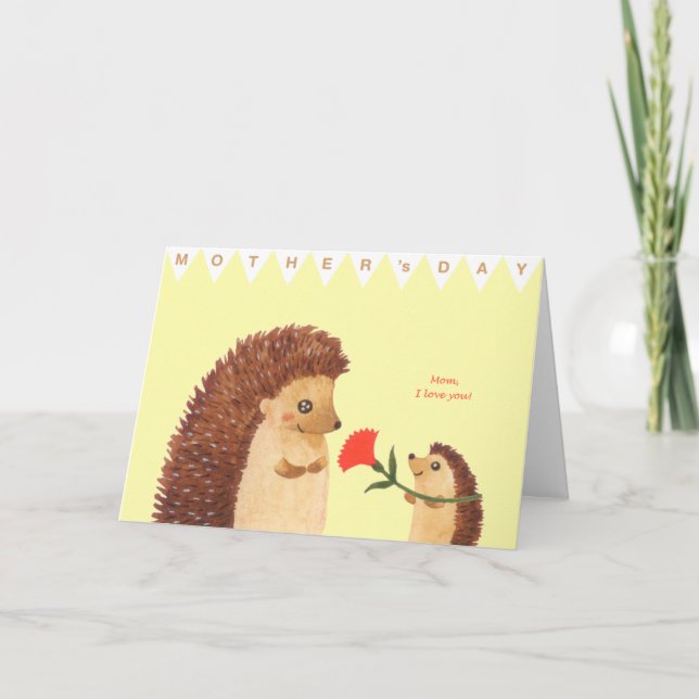 Tarjeta Día de la madre (Anverso)