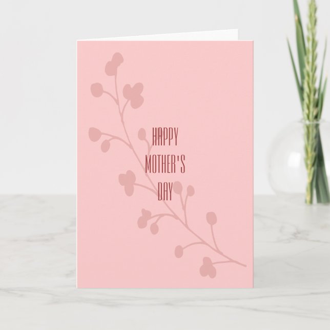Tarjeta Día de la madre (Anverso)