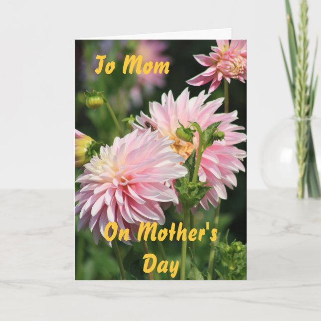 Tarjeta Día de la madre (Anverso)