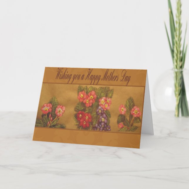 Tarjeta Día de la Madre (Anverso)