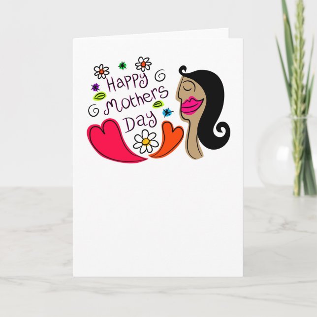 Tarjeta Día de la Madre (Anverso)