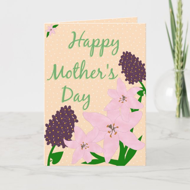 Tarjeta Día de la madre (Anverso)