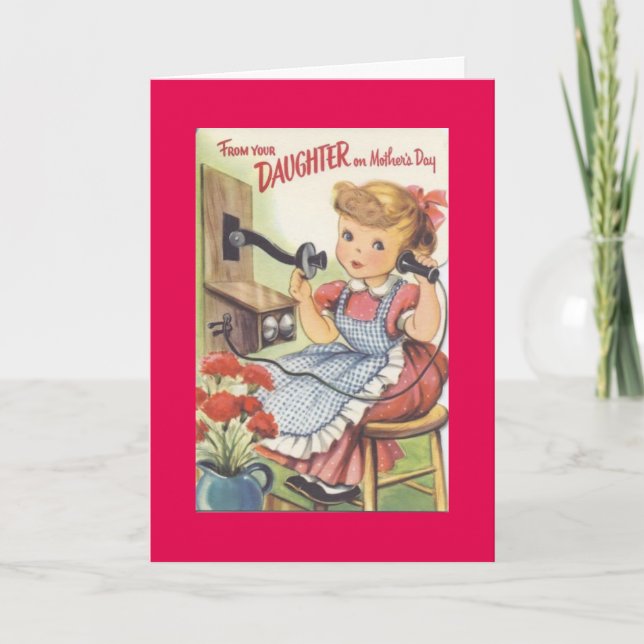 Tarjeta Día de la madre a larga distancia (Anverso)