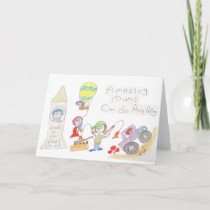 Tarjeta Día de la Madre - a mi Mamá Increíble